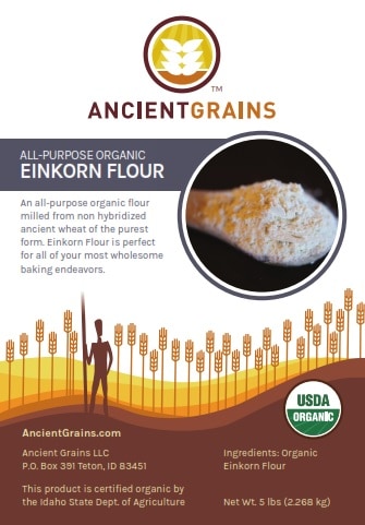 Einkorn Flour Label
